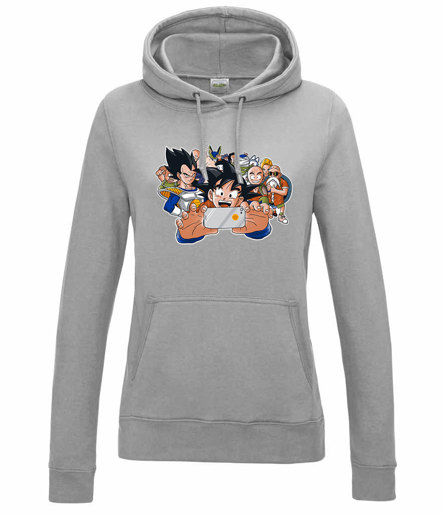 dragon ball son goku Sportszürke Női Kapucnis Pulóver