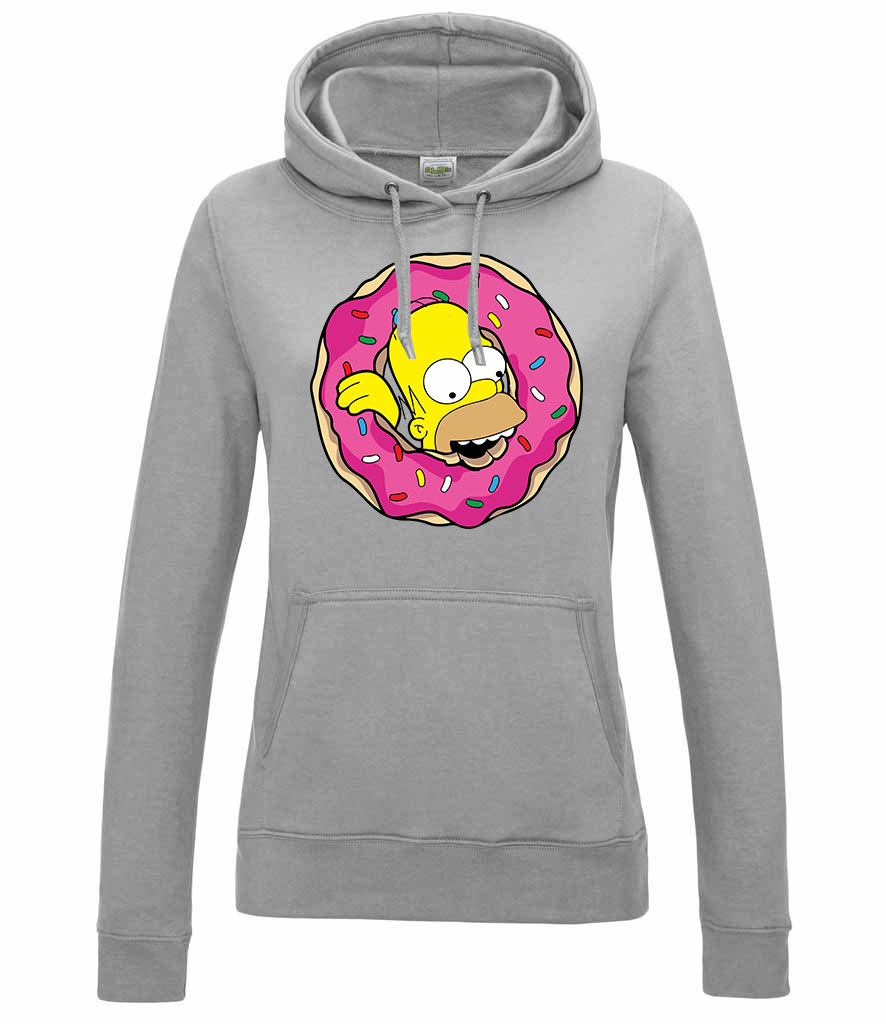 homer simpson Sportszürke Női Kapucnis Pulóver