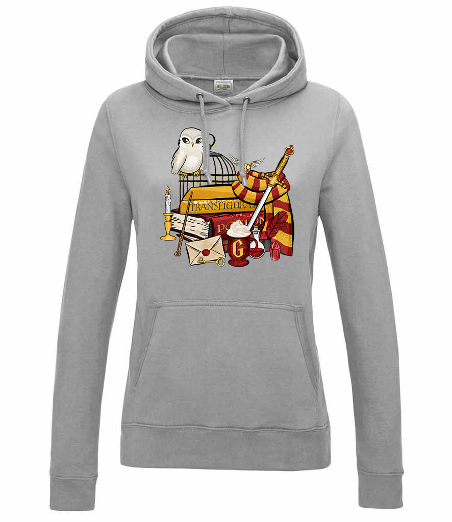 harry potter gryffindor griffendél Sportszürke Női Kapucnis Pulóver