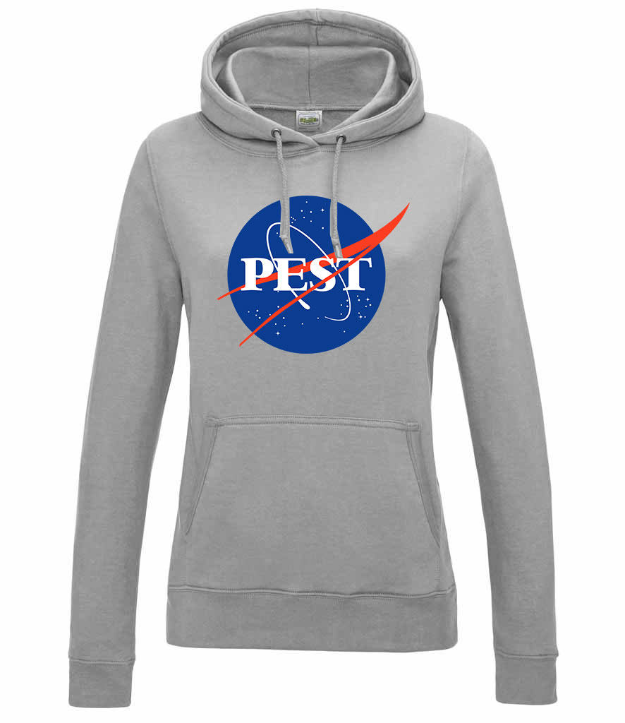 Pest budapest nasa Sportszürke Női Kapucnis Pulóver