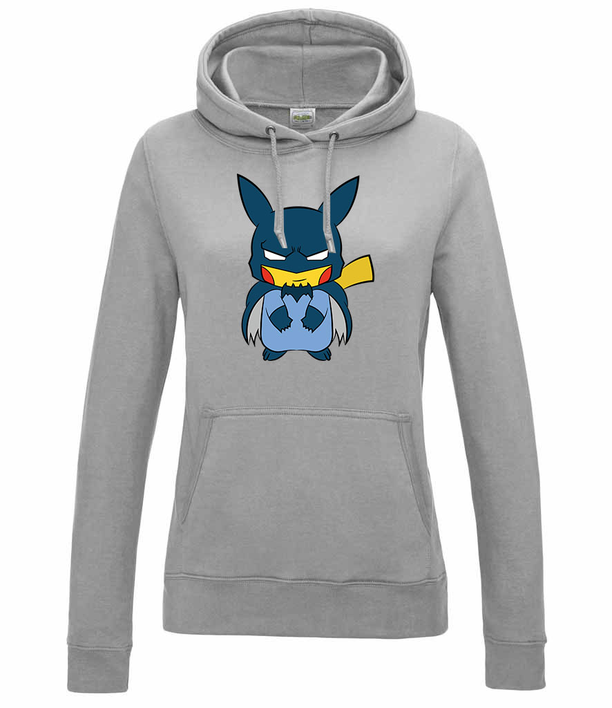 pokemon pikachu Sportszürke Női Kapucnis Pulóver