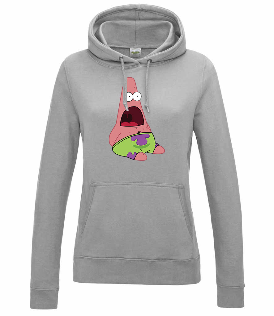spongya bob patrik Sportszürke Női Kapucnis Pulóver