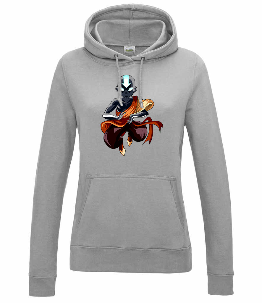 avatar aang legendája léghajlító Sportszürke Női Kapucnis Pulóver