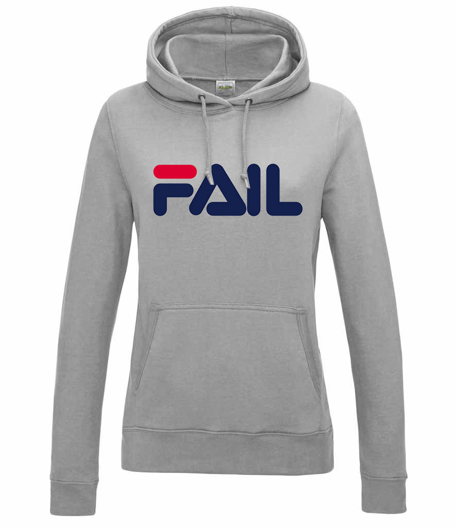 Fail fila humor Sportszürke Női Kapucnis Pulóver