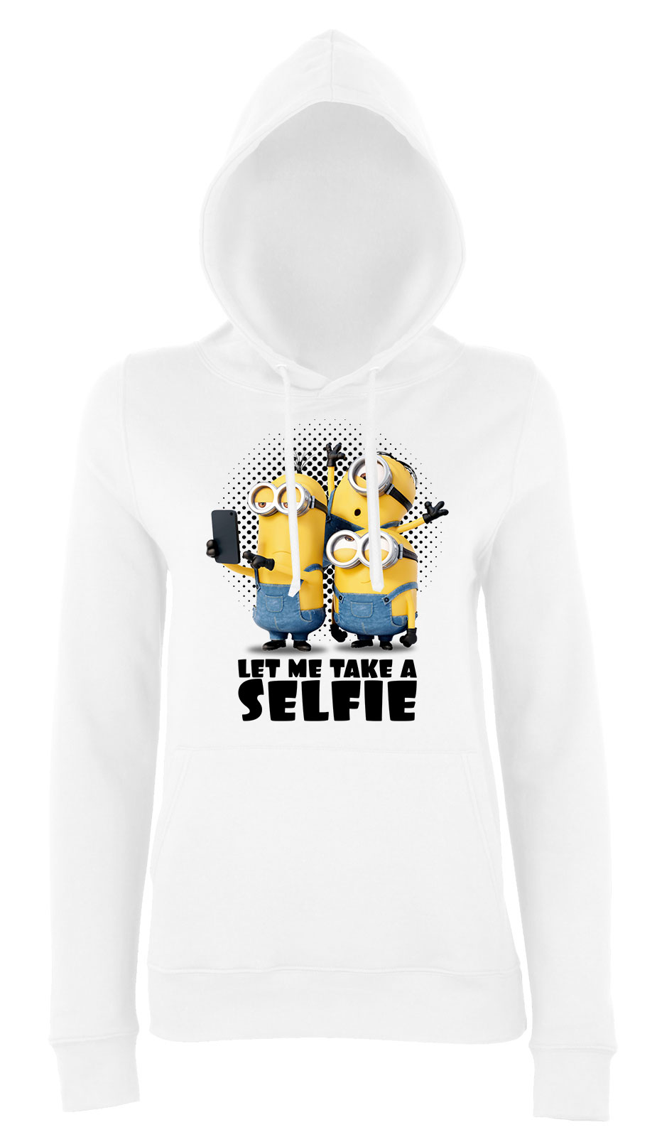 minyonok minions Fehér Női Kapucnis Pulóver