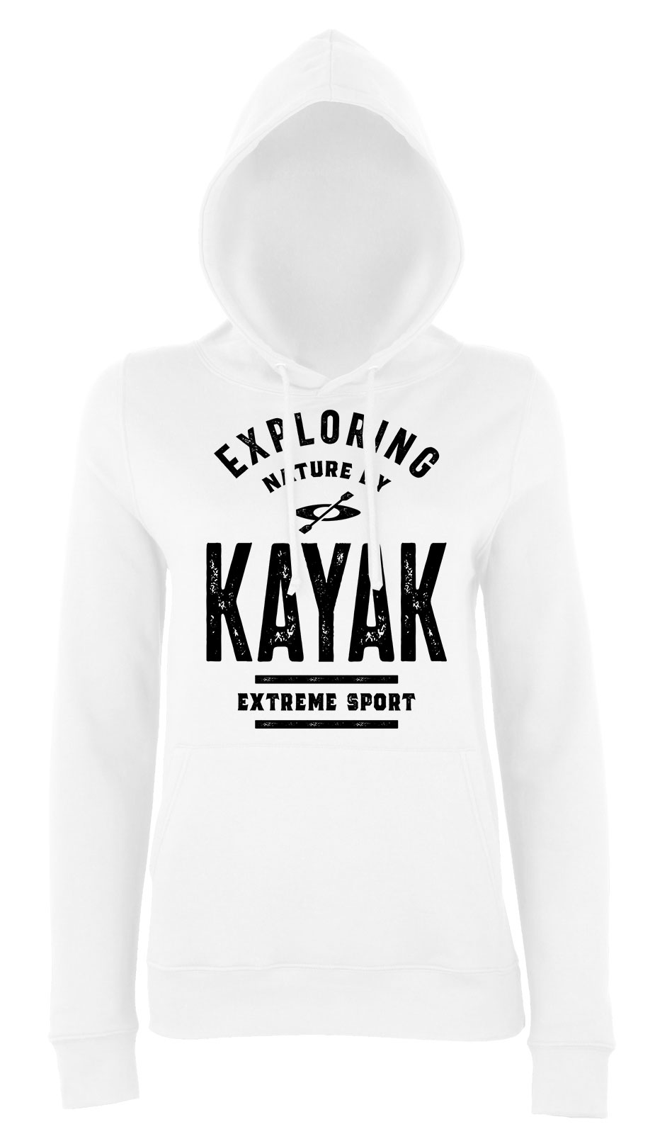 kajak kenu kayak Fehér Női Kapucnis Pulóver