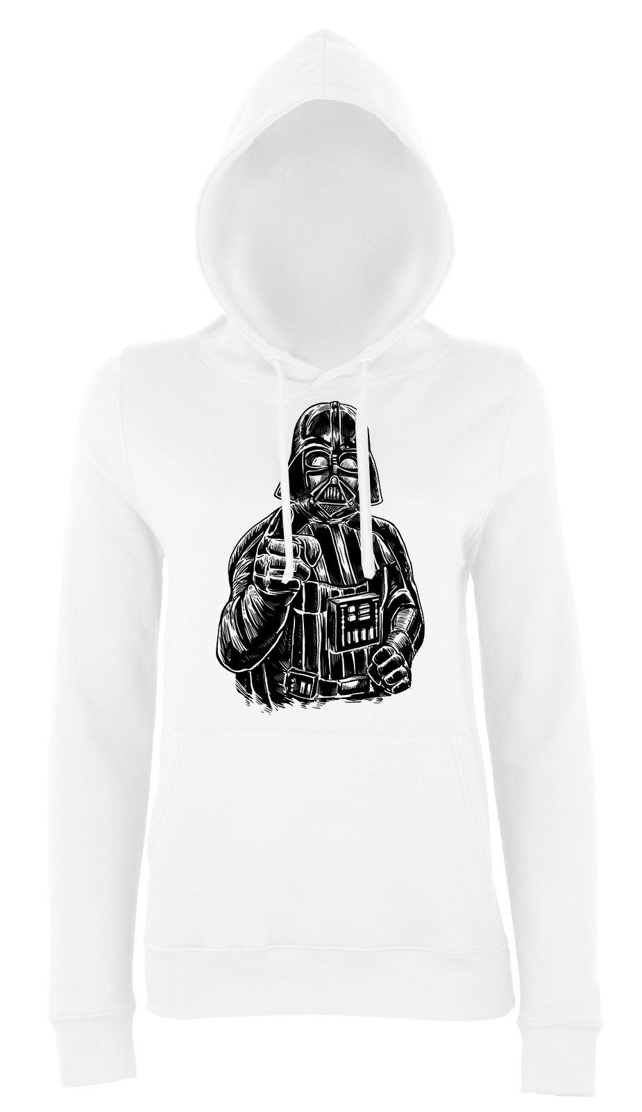 darth vader star wars Fehér Női Kapucnis Pulóver