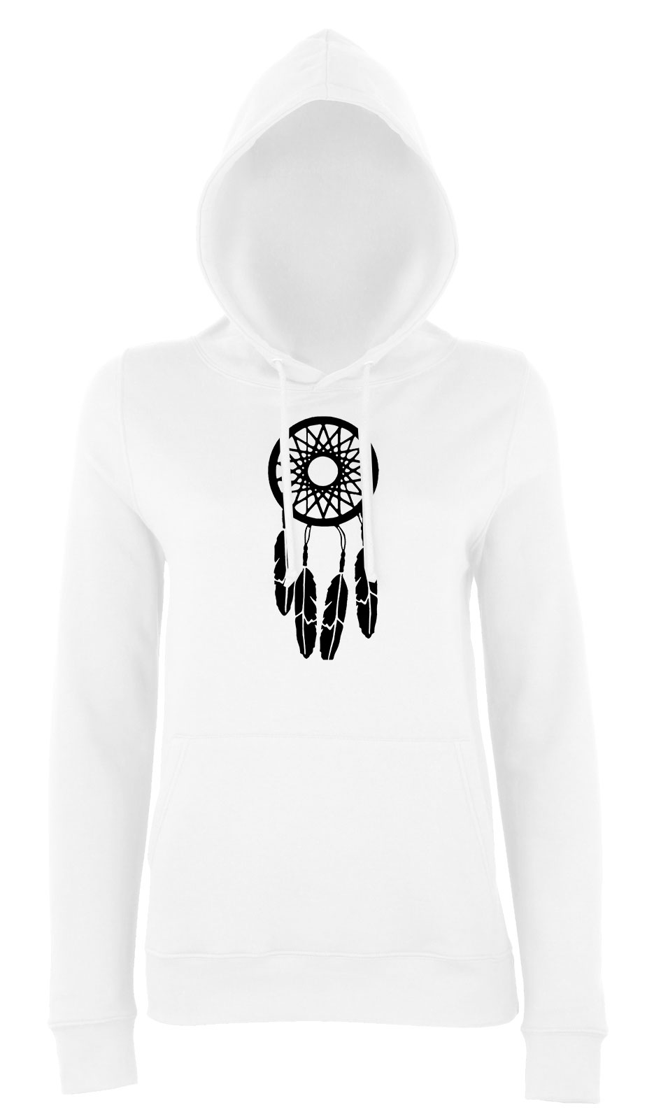 Álomfogó Fehér Női Kapucnis Pulóver