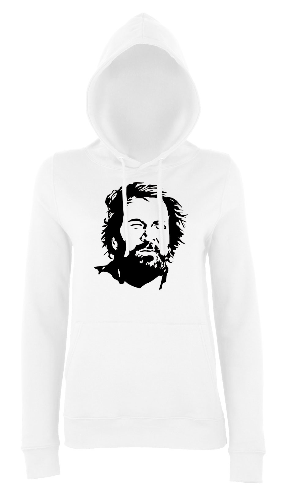 Bud Spencer Fehér Női Kapucnis Pulóver