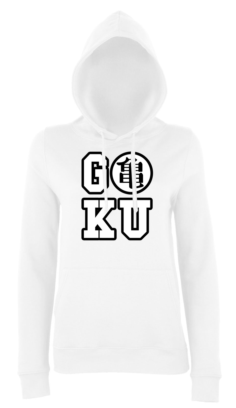 Son Goku Dragon Ball Fehér Női Kapucnis Pulóver