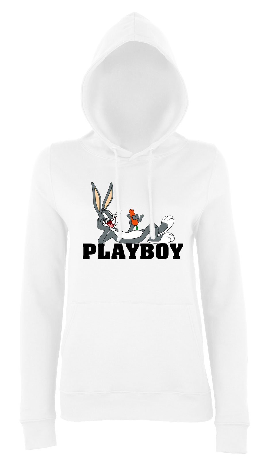 tapsi hapsi playboy Fehér Női Kapucnis Pulóver
