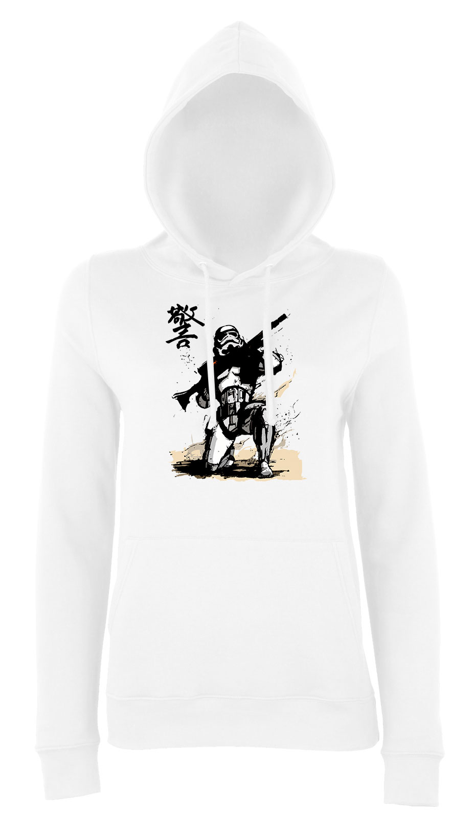 storm trooper star wars Fehér Női Kapucnis Pulóver