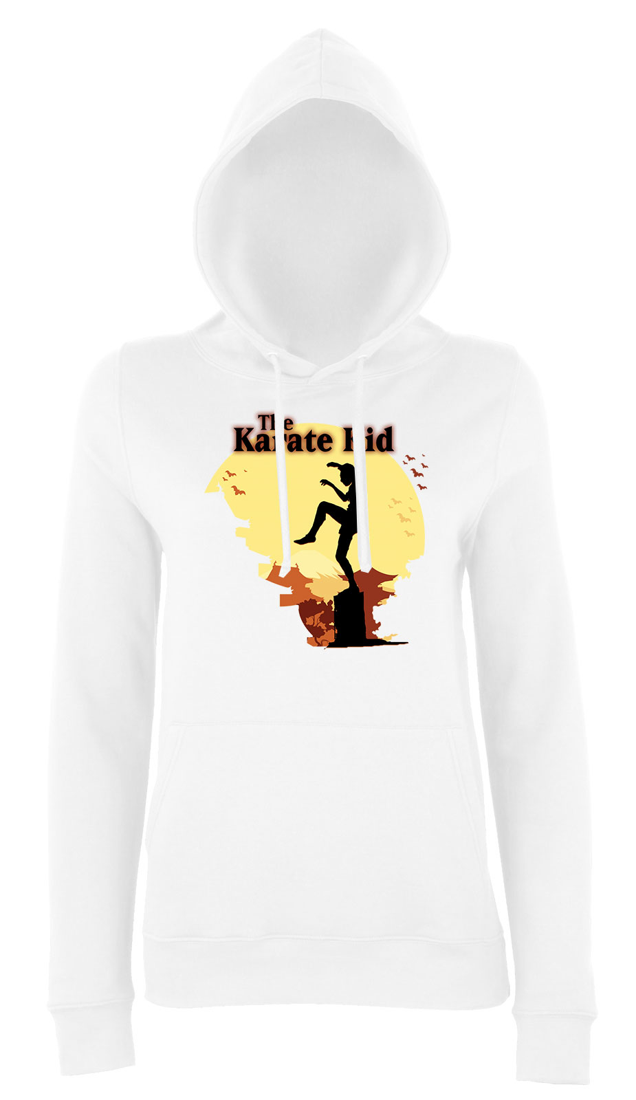 Karate Kölyök Karate Kid Fehér Női Kapucnis Pulóver