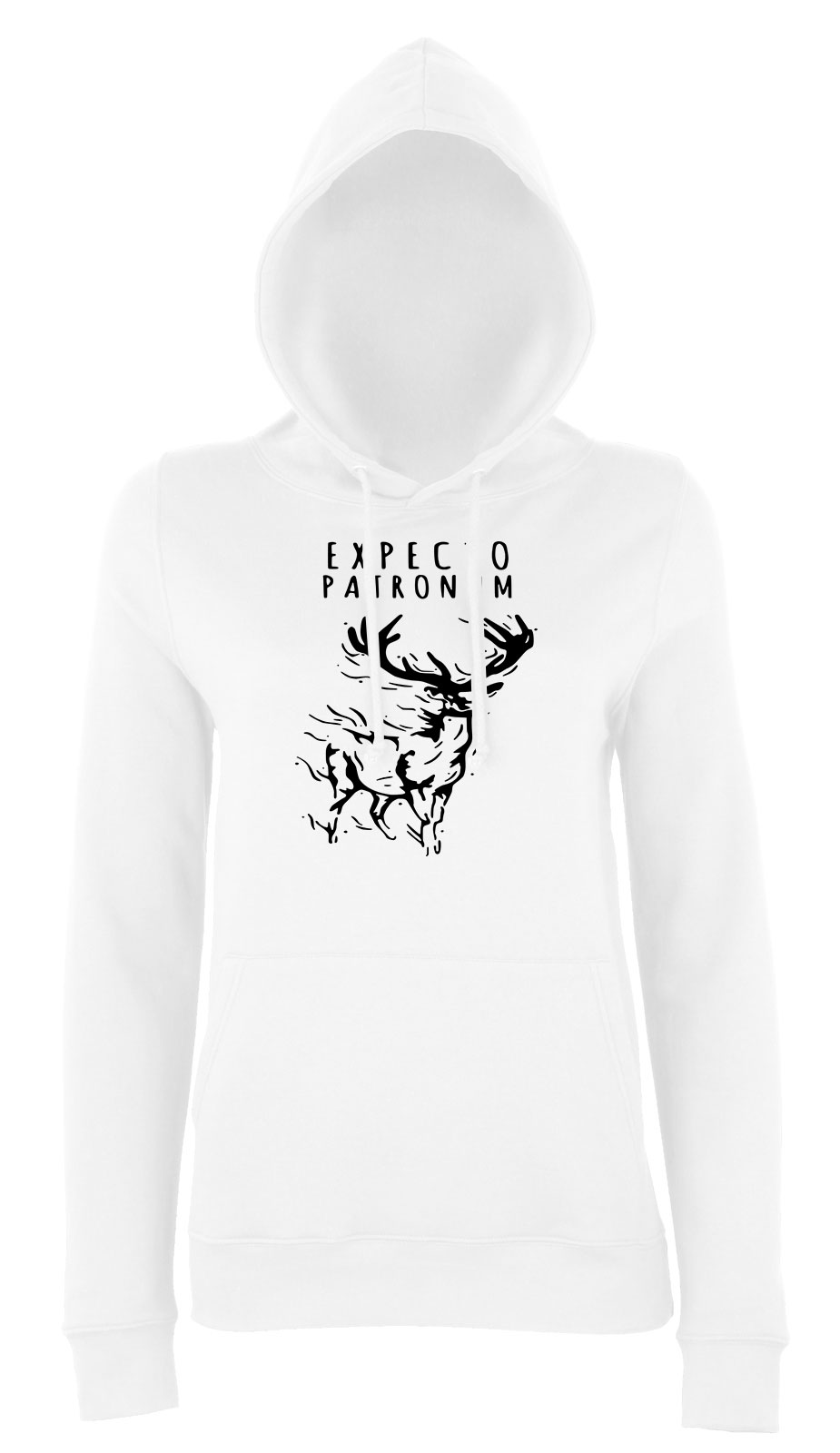 harry potter expecto patronum patronus Fehér Női Kapucnis Pulóver