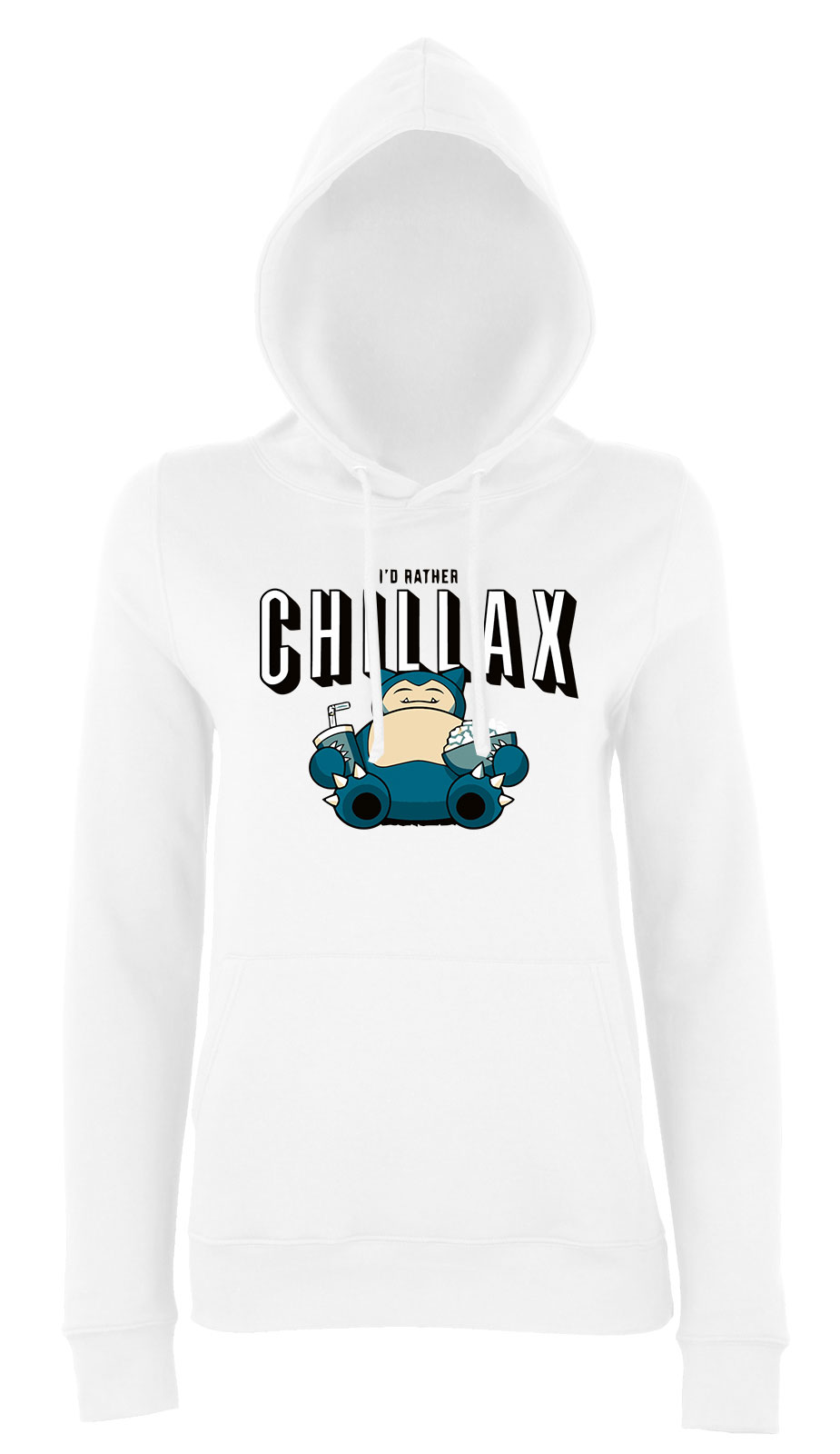 snorlax pokemon Fehér Női Kapucnis Pulóver