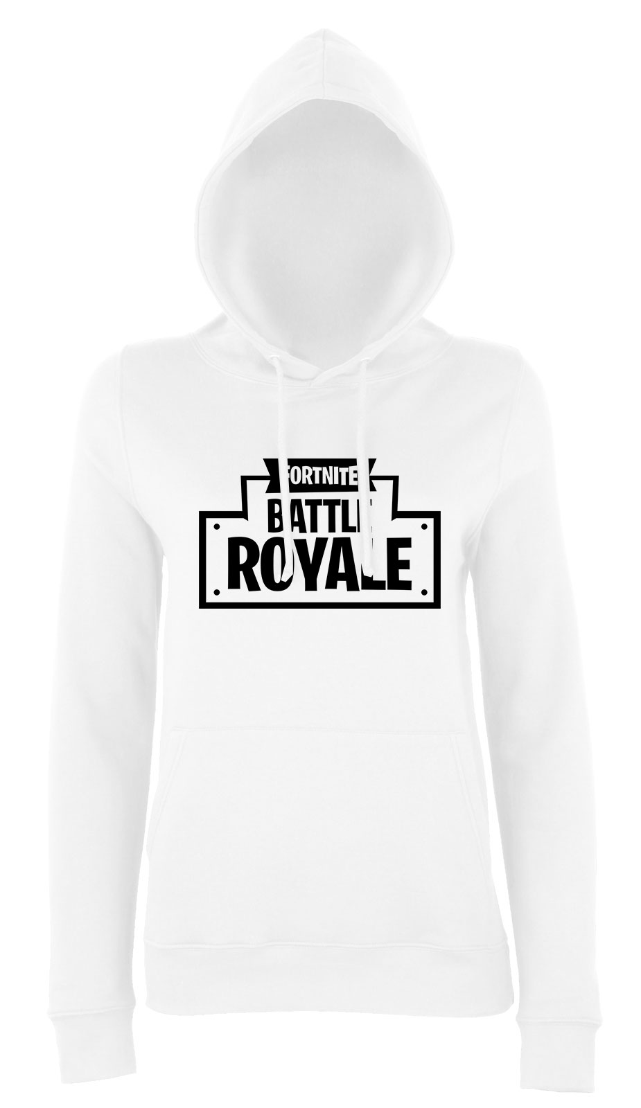 fortnite battle royale Fehér Női Kapucnis Pulóver