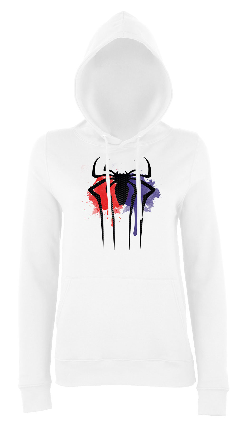 spider man pókember Fehér Női Kapucnis Pulóver