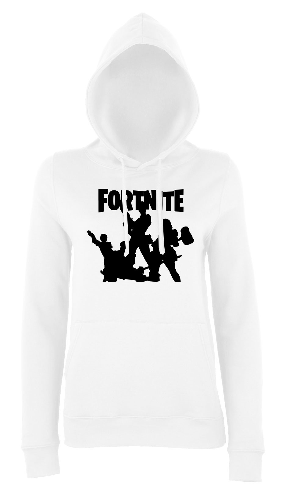 fortnite squad Fehér Női Kapucnis Pulóver