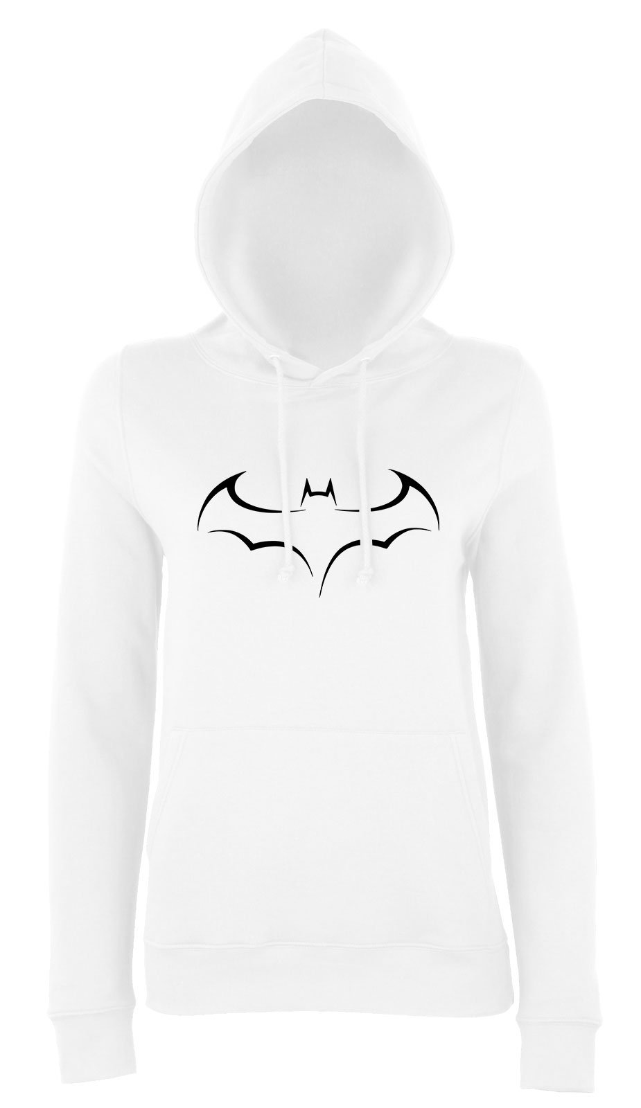 Batman Fehér Női Kapucnis Pulóver