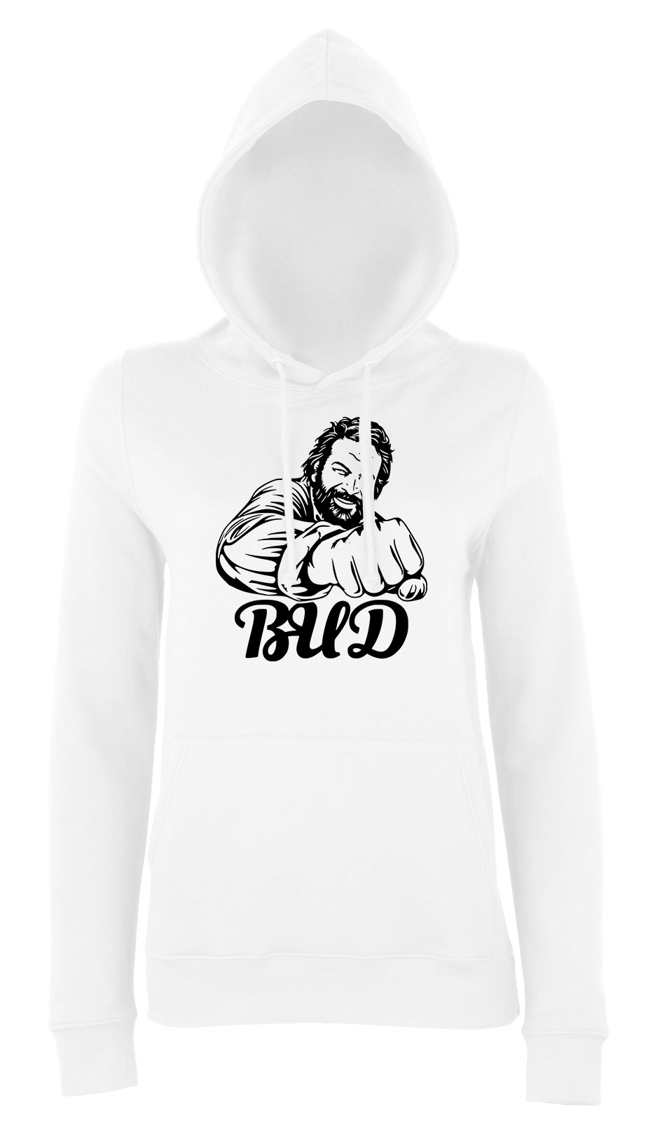 bud spencer Fehér Női Kapucnis Pulóver