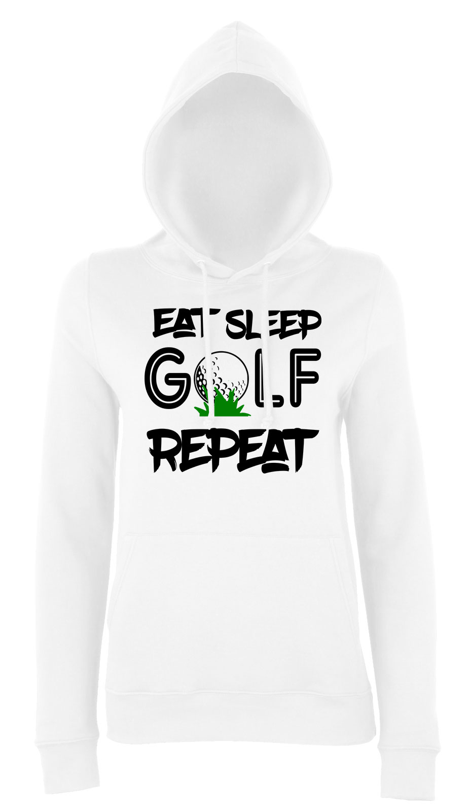 golf golfos Fehér Női Kapucnis Pulóver