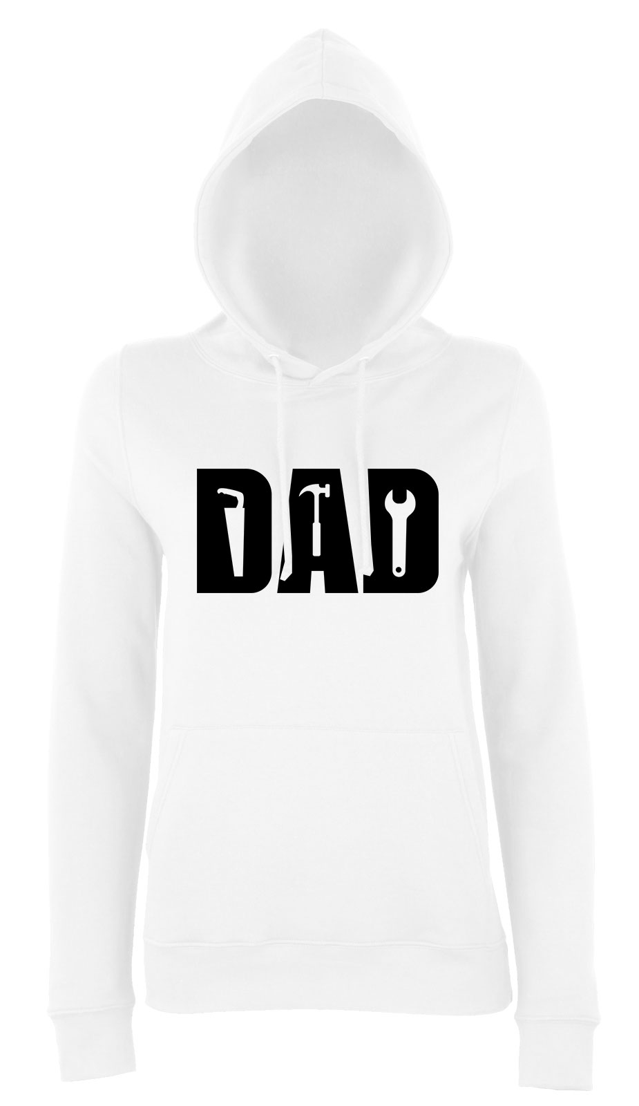 apa apáknak apák napja dad Fehér Női Kapucnis Pulóver