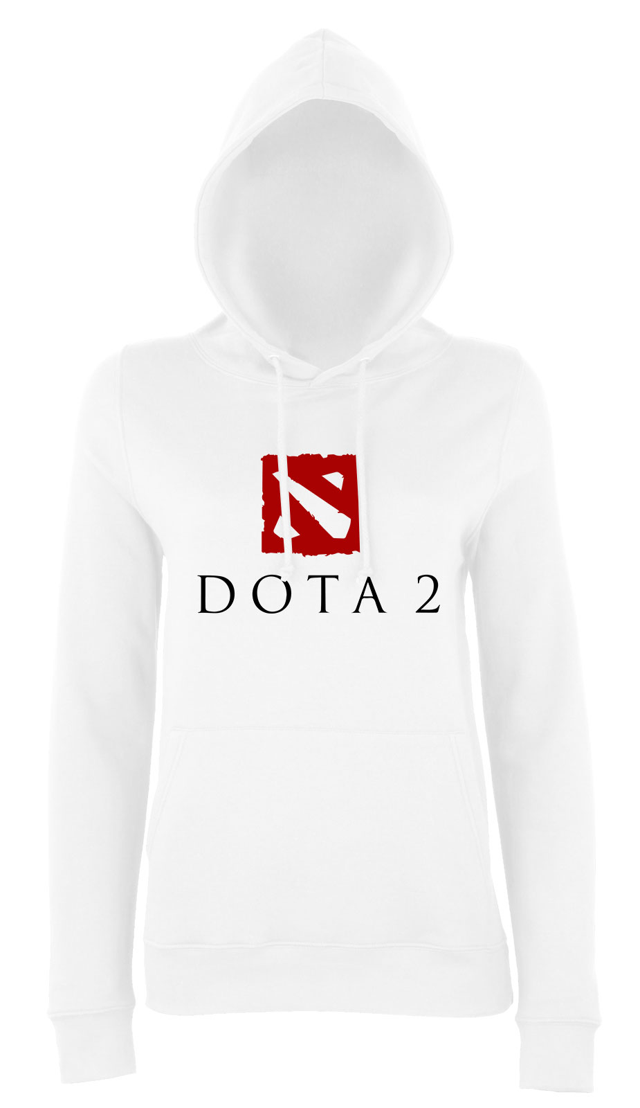 dota 2 gamer Fehér Női Kapucnis Pulóver