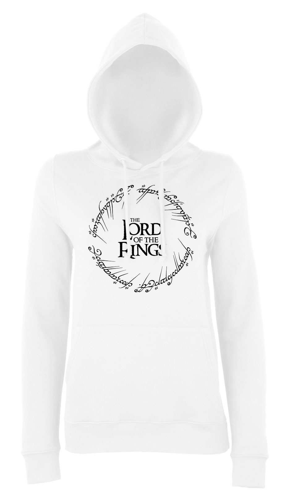 gyűrűk ura the lord of the rings Fehér Női Kapucnis Pulóver