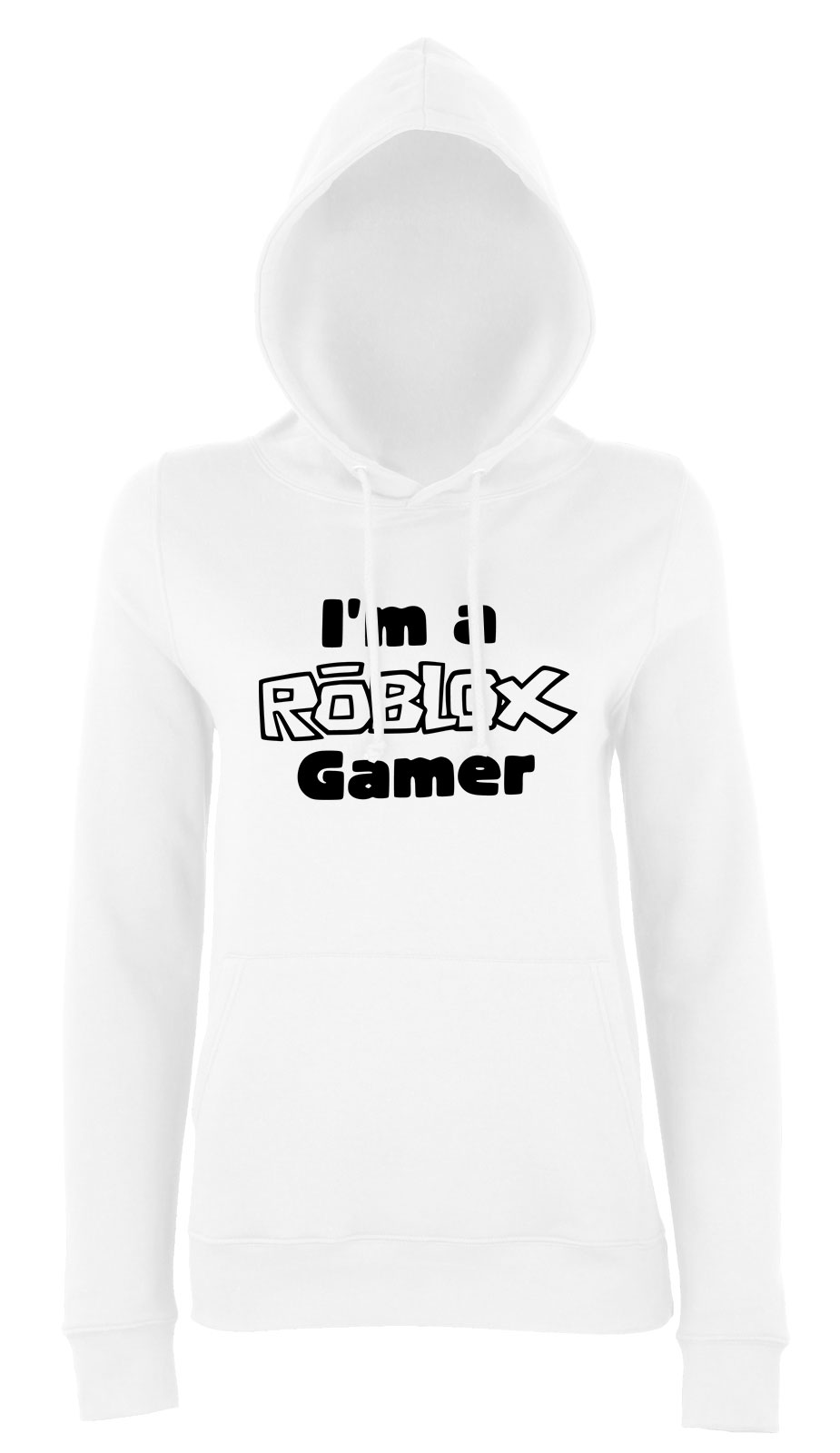 roblox gamer Fehér Női Kapucnis Pulóver
