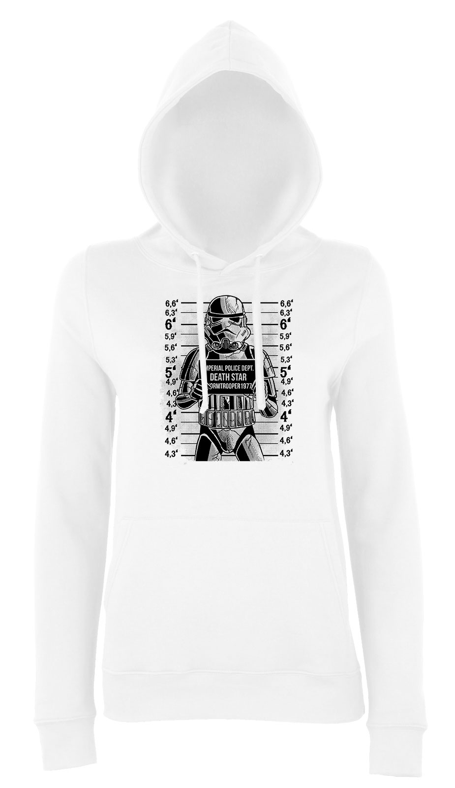 storrm trooper star wars Fehér Női Kapucnis Pulóver