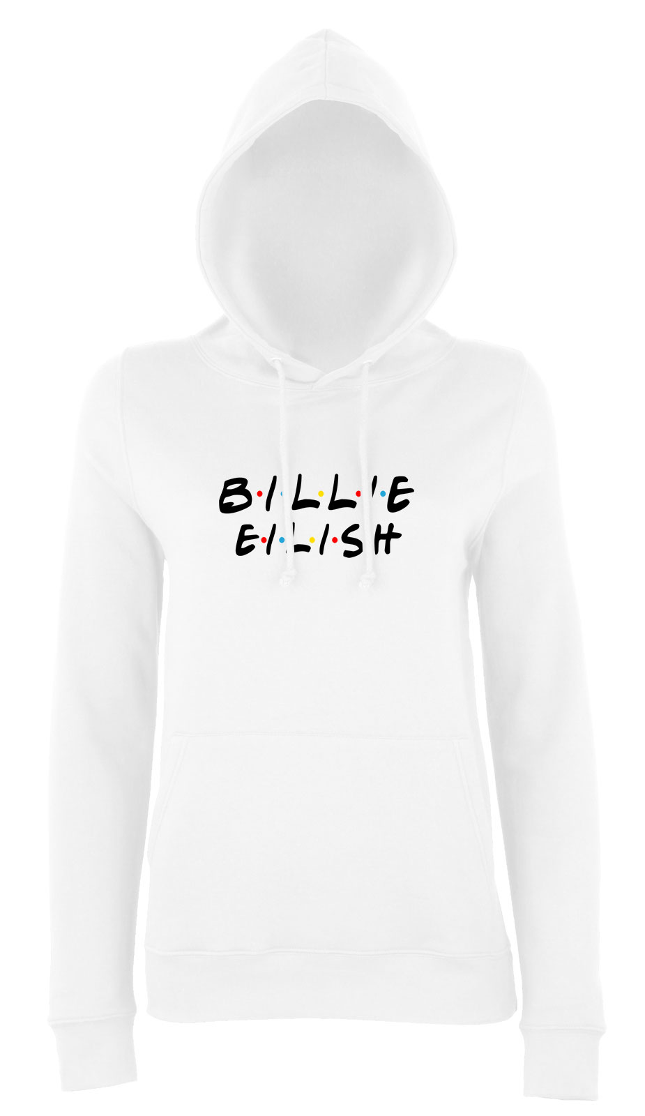 billie eilish Fehér Női Kapucnis Pulóver