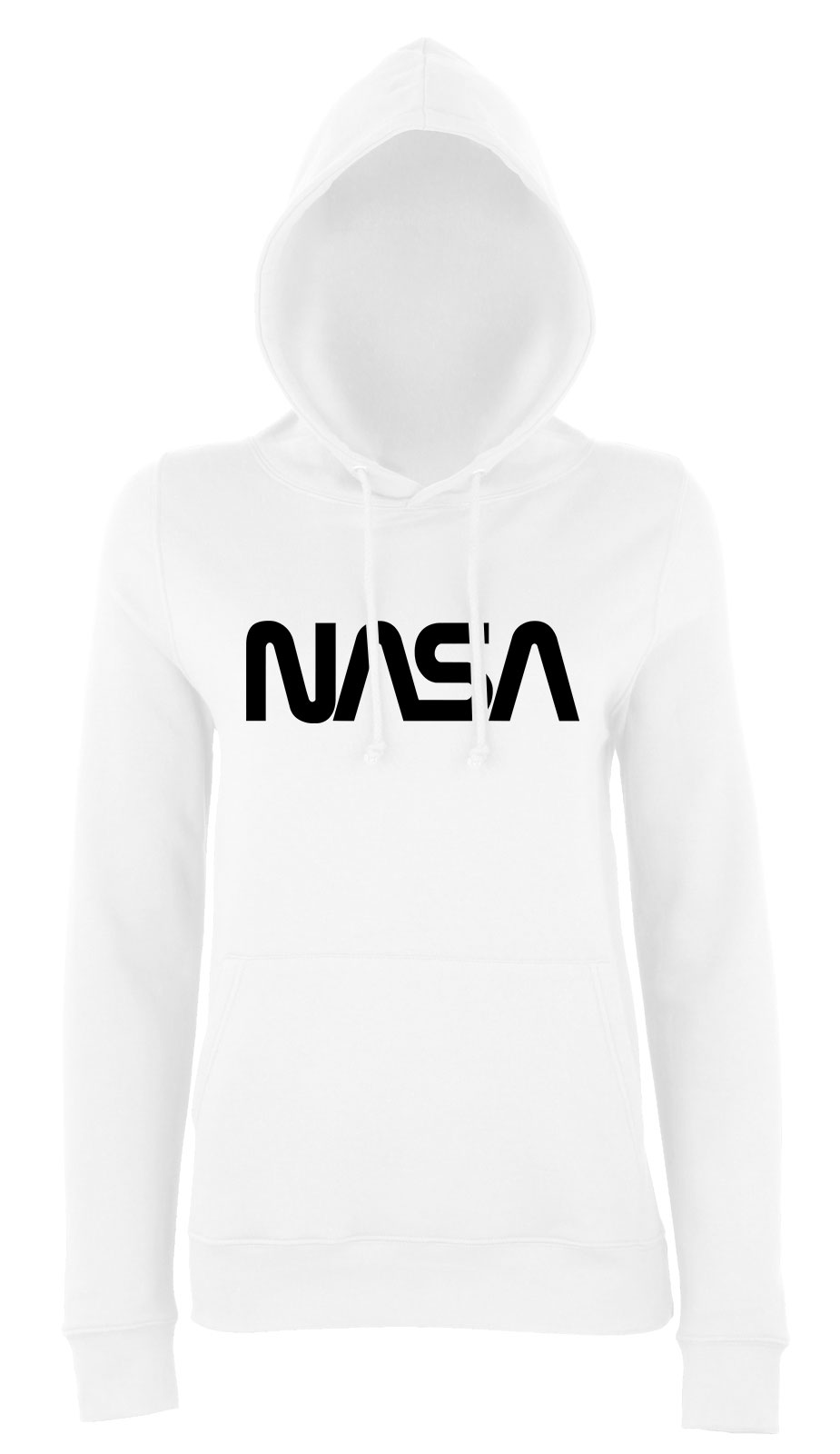 nasa Fehér Női Kapucnis Pulóver