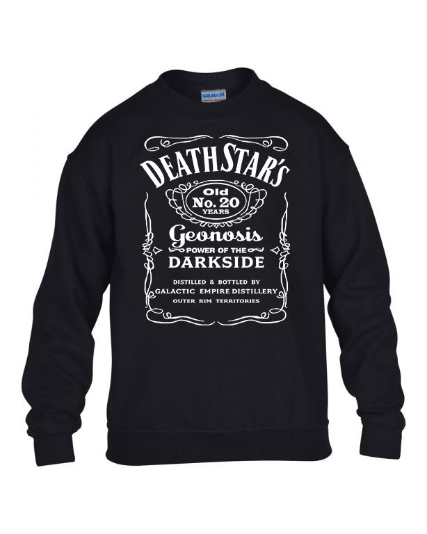 Star Wars Halálcsillag Death Star Fekete Gyerek Pulóver