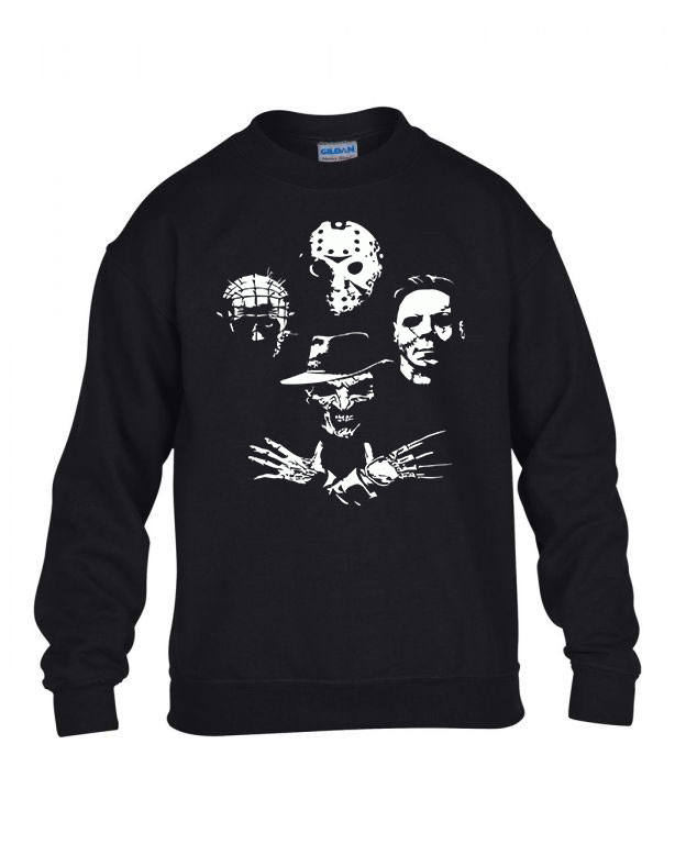 horror freddy krueger jason myers halloween Fekete Gyerek Pulóver