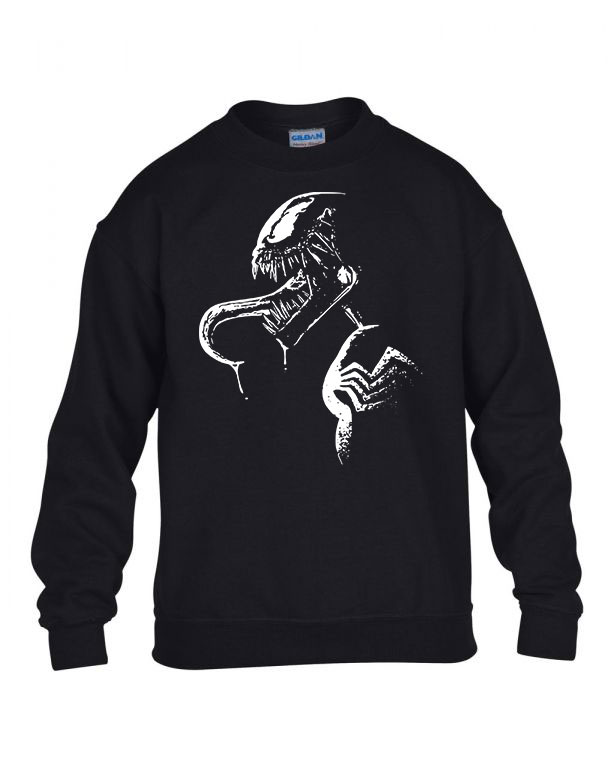 venom Fekete Gyerek Pulóver