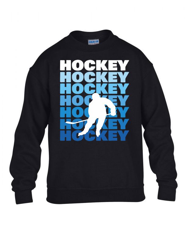 hockey hokis Fekete Gyerek Pulóver