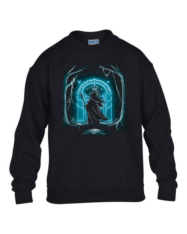 gandalf gyűrűk ura Fekete Gyerek Pulóver