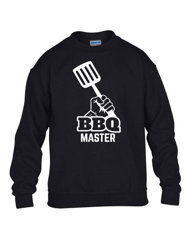 bbq grill grillezés Fekete Gyerek Pulóver