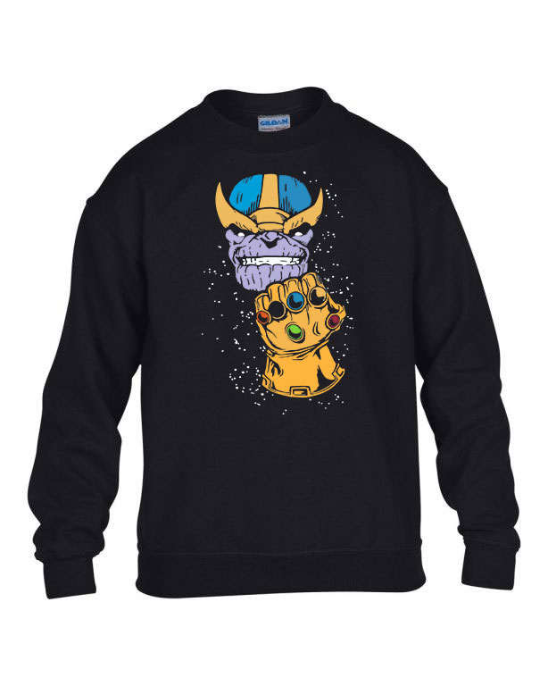 avengers bosszúállók thanos Fekete Gyerek Pulóver