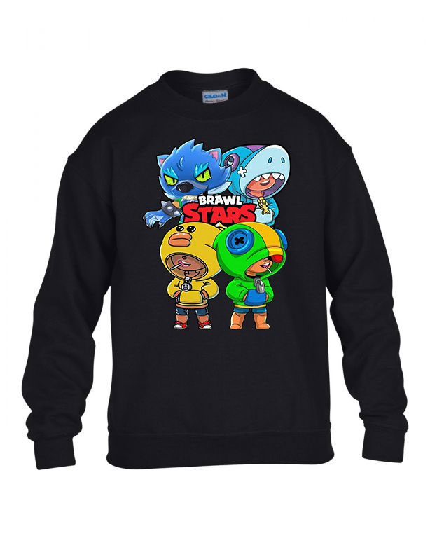 brawl stars Fekete Gyerek Pulóver