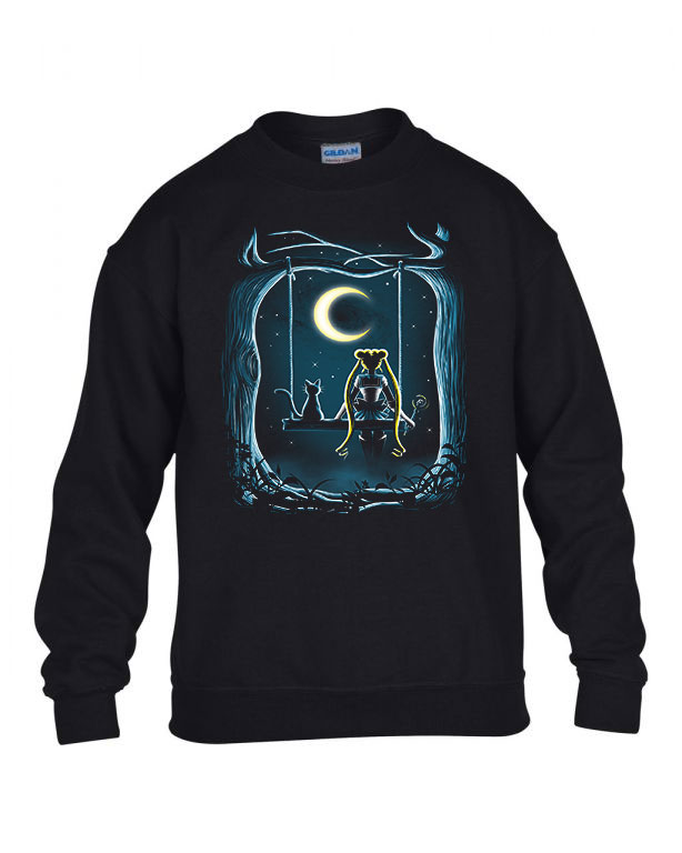 sailor moon Fekete Gyerek Pulóver