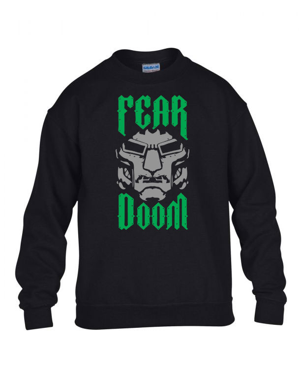 doctor doom Fekete Gyerek Pulóver