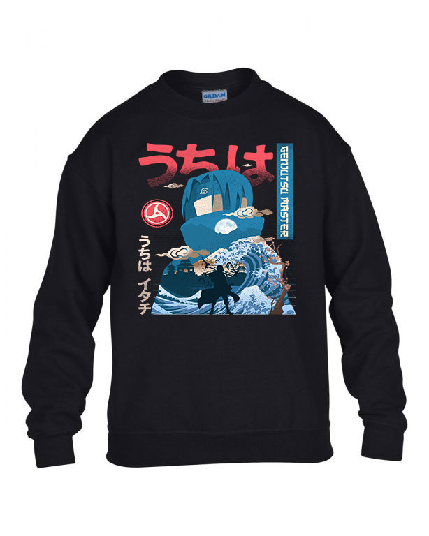 naruto Fekete Gyerek Pulóver