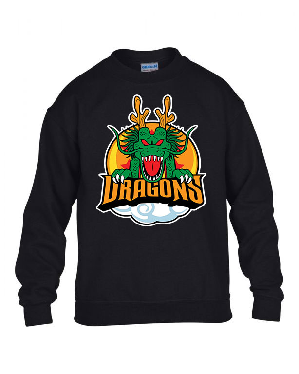 Dragons dragon ball shenlong Fekete Gyerek Pulóver
