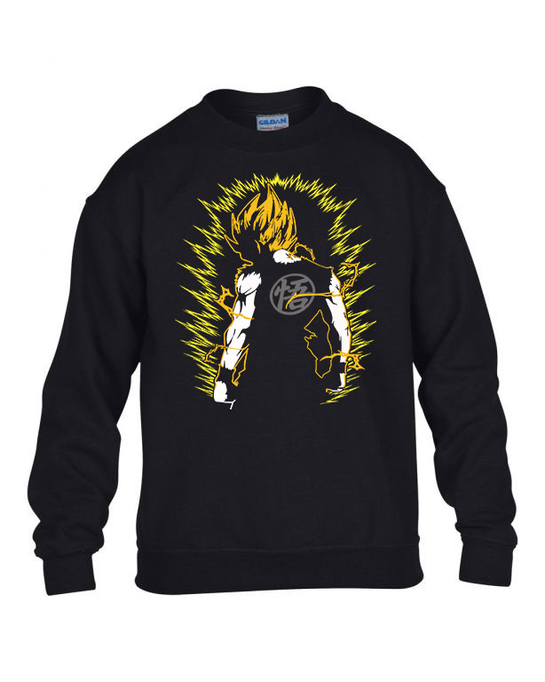 dragon ball son goku Fekete Gyerek Pulóver