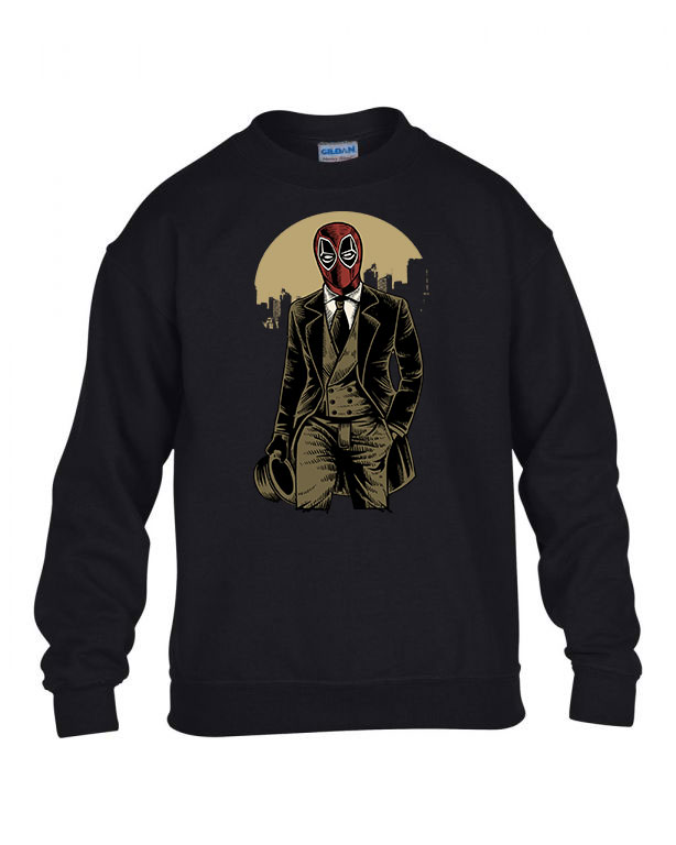 deadpool Fekete Gyerek Pulóver