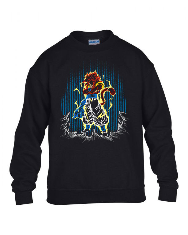 dragon ball son goku Fekete Gyerek Pulóver