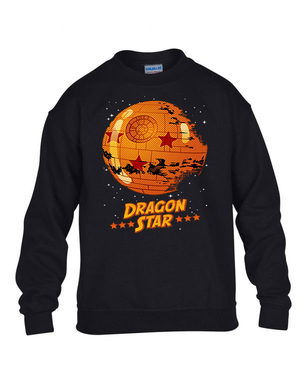 Dragon ball Fekete Gyerek Pulóver