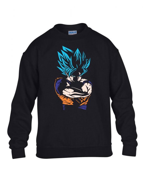 son goku dragon ball Fekete Gyerek Pulóver