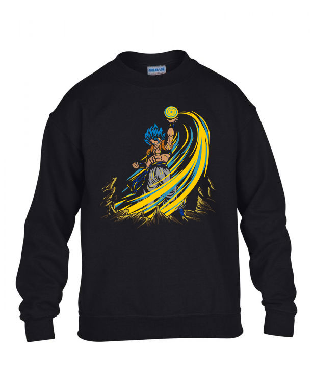 son goku dragon ball Fekete Gyerek Pulóver